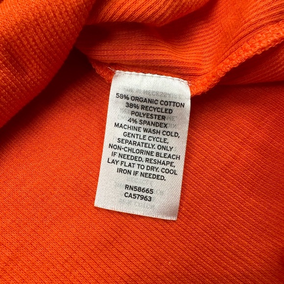 Melrose and Market Cropped Tank Top Women’s Size Medium Orange Organic Cotton - Picture 4 of 7